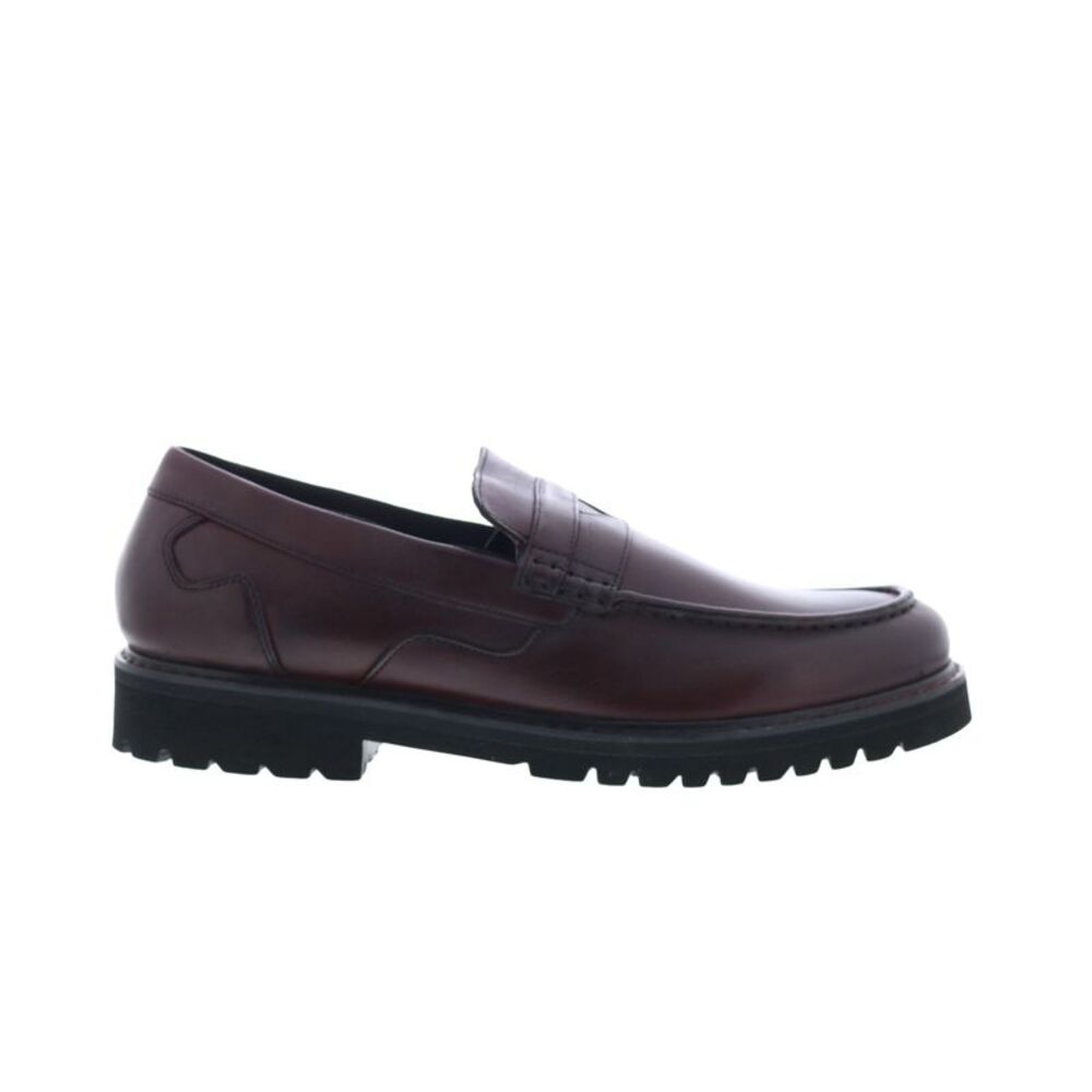 Rockport Men’s Burgundy Leather Penny Loafers